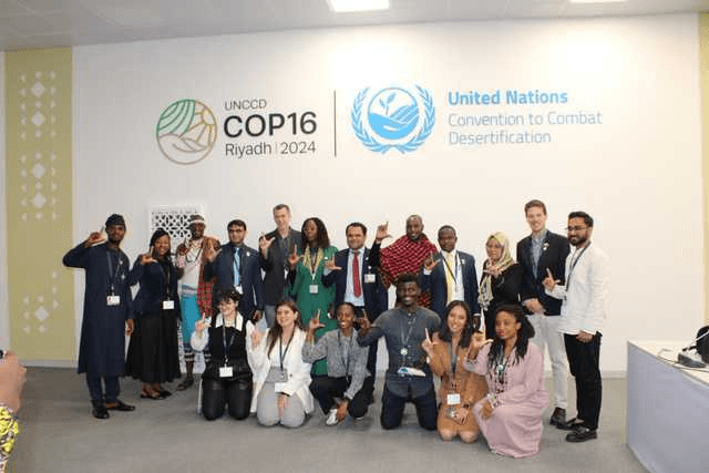 Chrispin Ngakani à la conférence COP représentant l'est de la RDC